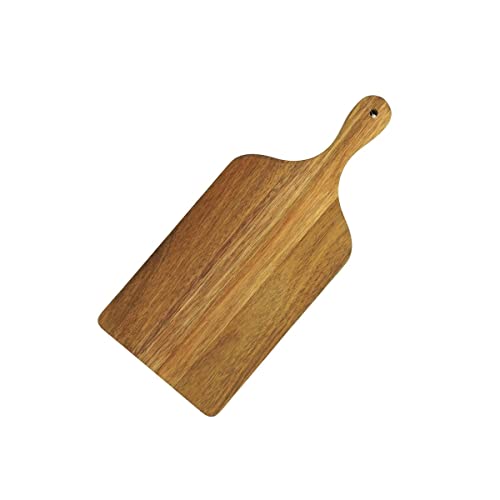 Fackelmann 31809 Planche à découper en bois d'acacia, planche à découper, planche en bois, planche à charcuterie, Bois d'acacia, Brun, 37 x 16 x 1,5 cm