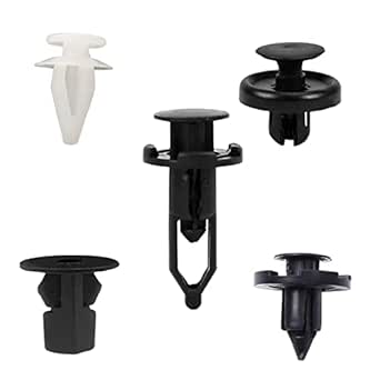 200 Pcs Engine Trim Panel Clips Bumper Fender Push Pin Rivet 7 8 9mm ...