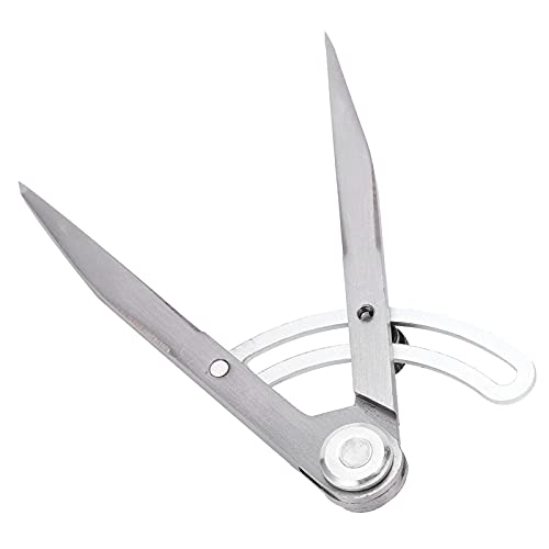 Pissente Steel Wing Divider Pencil Marking Circle Maker Adjustable Scriber Stainless Steel Tool for Craft Use