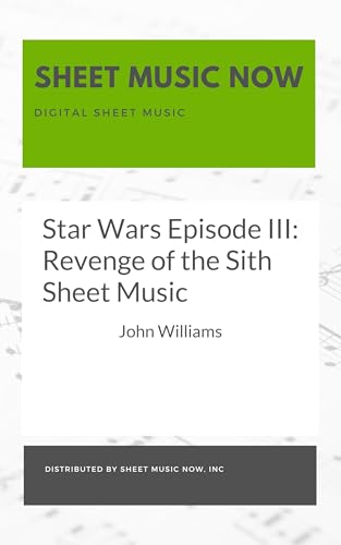 Star Wars Episode III: Revenge of the Sith Sheet Music