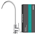 AULEEND Brass Reverse Osmosis Faucet, Sink Water Filter System, Suitable for Most Reverse Osmosis or Water Filtration Systems, Kitchen Bar Sink Drinking Water Faucet (Chrome)