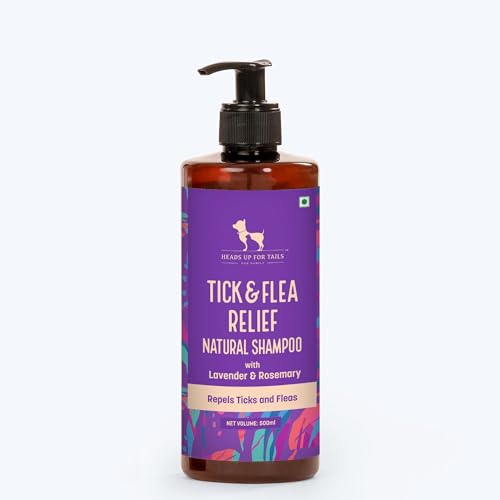 Heads UP for Tails Natural Shampoo (Tick & Flea Repellent Shampoo, 500 ml)