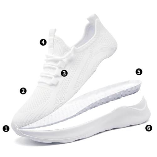 Image of Womens Running Shoes Lightweight Comfortable Walking Fashion Gym Sneakers Non Slip Workout Tennis Shoes
