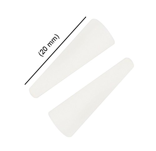 Pair of 20 MM Long Replacement Non-Marring Nylon Plastic Jaws For Round Nose Pliers Jewelry Tool