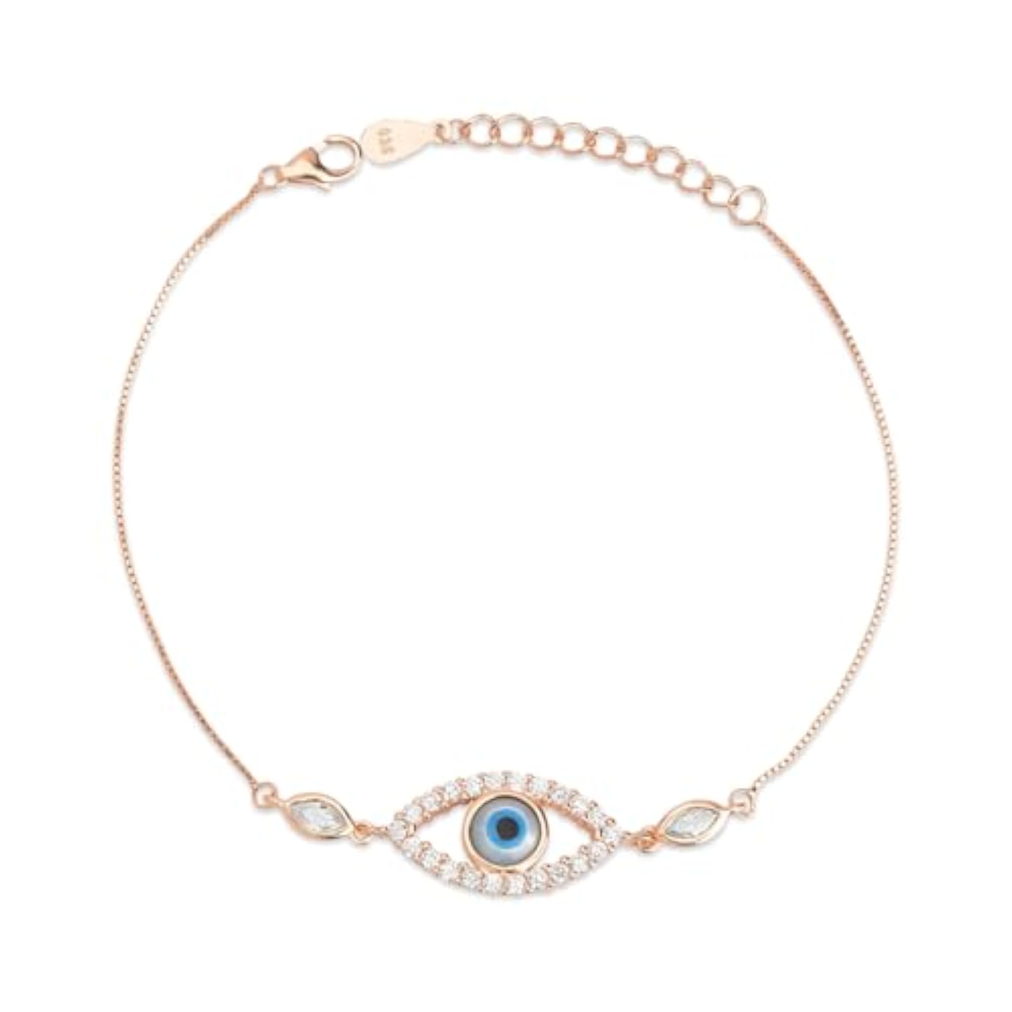 925 Sterling Silver Evil Eye Nazaria Bracelet