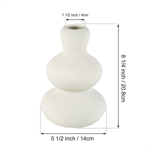 Tenforie Flower Vase Ceramic Vases for Decor, Flower Vase for Home Decor Living Room, Home, Office, Centerpiece,Table and Wedding
