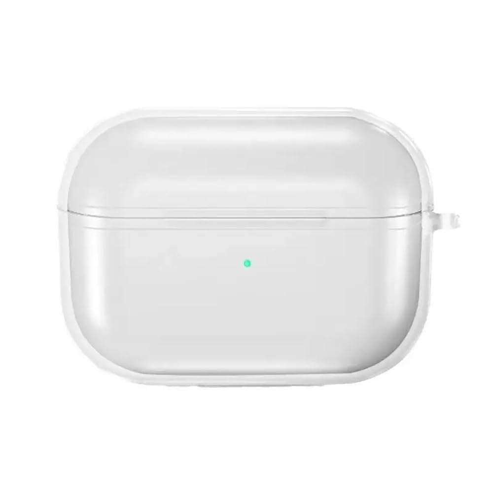 Zore Apple ile uyumlu Airpods Pro 3 Kılıf Şeffaf Kristal Silikon Zore Airbag 14 Kılıf Şeffaf