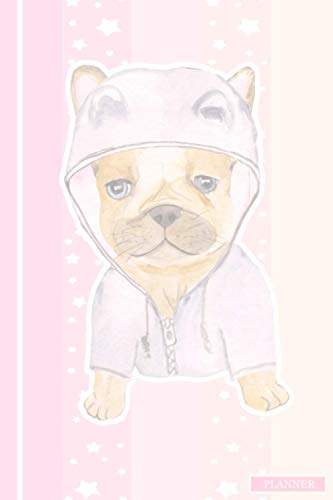 Planner: French Bulldog Undated Monthly & Weekly Planner Book Schedular Diary/ French Bulldog Diary/Kawaii Planner/Bulldog Gifts for Bulldog ... for Bulldog Lover/French Bulldog Lover Gifts image 2