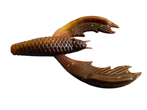 Lasama Schönheitsshop Moby Softbaits Germany Paddy Creature Bait 7 cm Wild Mix 10 Stück Ohne PVC und ohne gifftige Weichmacher