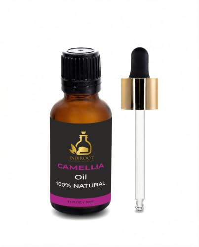 Image of Camellia (Camellia Japonica) Oil | Pure & Natural Carrier Oil for Skincare, Hair Care & Massage - 50ml /1.76 fl oz