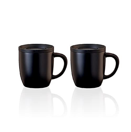 �A�g���X �ۉ� �ۗ� �X�e�����X �}�O�J�b�v 260ml �u���b�N �y�A �W�t �^��f�M �ݑ�[�N ASMC-260BK2P