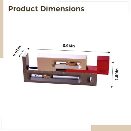 Outil d'alignement de scie à table compensation de longueur pour tenon parfait