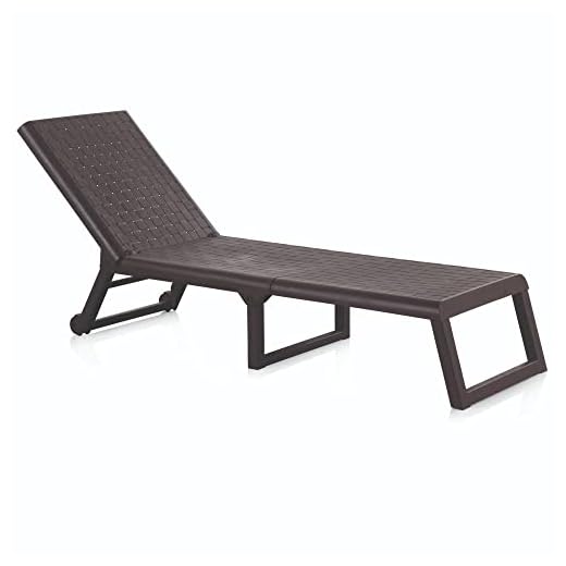 Longue Chaise Pliante en résine