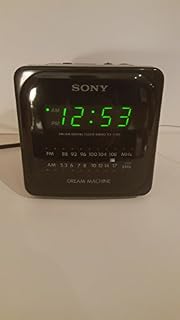 Vintage Sony Dream Machine AM/FM Radio Alarm Clock Model ICF-C120 White
