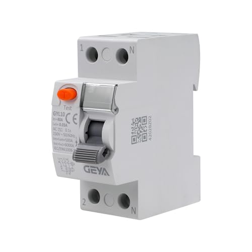 Disjoncteur différentiel 40A 30ma 2 broches Differentiel RCCB AC 220V Disjoncteurs électriques 2P 40A Disjoncteur GYL10-2P-40A-0,03A.