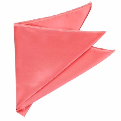 Image of tiemart Solid Color Pocket Squares for Men | For Suits, Perfect for Wedding Parties, 12 x 12 inch / 30 x 30 cm
