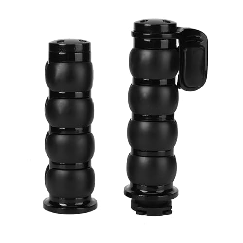 Couvre guidon moto en aluminium noir 25mm de rechange pour custom et routière