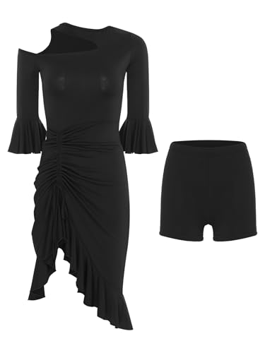 Robe de danse lyrique et bal classique de haute qualité asymétrique