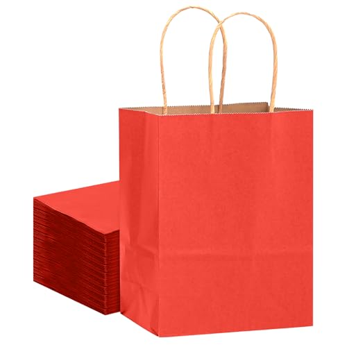 Gcardist 32 piezas de bolsas de regalo de papel kraft