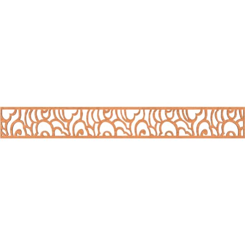 46 1/4"W x 6"H x 3/8"T Springfield Fretwork Moulding, Cherry