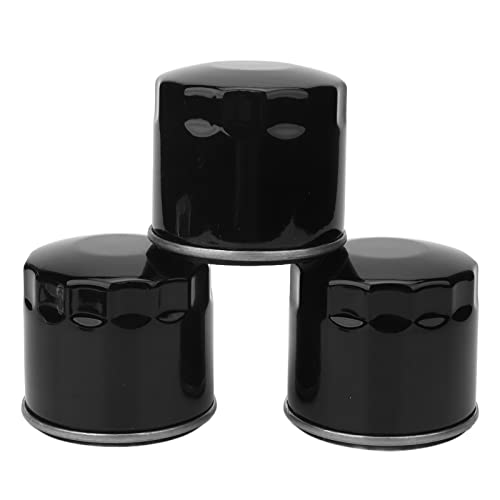 Substituição do filtro de óleo do cortador de grama do filtro de óleo do motor 3 peças adequado para