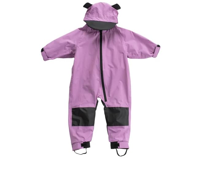 Image of Cuddle Club Kids Toddler Snow & Rain Suit - Muddy Buddy Waterproof Coverall One Piece Weather Resistant Baby Jacket