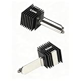 A1 Mini高温ホットエンド0.2mm-0.8mm溝とレンチ付き 硬化スチールノズル+クロムメッキ真鍮ヒーティングブロックシリコンソック付き統合された構造Bambu Lab A1ミニ3Dプリンタと互換性があります(0.2mm)