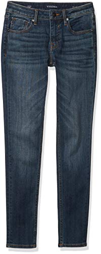 VIGOSS Women's Jagger Classic Fit Skinny Jean, Dark Wash, 26W x 29L Average4