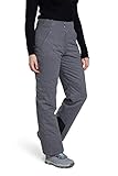 Mountain Warehouse Sub Zero Skihose für Damen - Wasserfeste Damenhose, atmungsaktiv, Skihose mit versiegelten Nähten, Verstellbarer Bund - Winter Schneehose Hellgrau 40