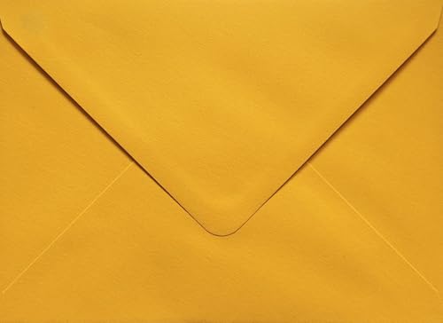 Buste giallo senape da 133 mm x 184 mm, 50-120 g/m², qualità premium
