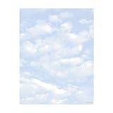 Gartner Studios Clouds Stationery Paper, Office Supplies, 90 GSM Paper, 8.5” x 11”, 200 Count