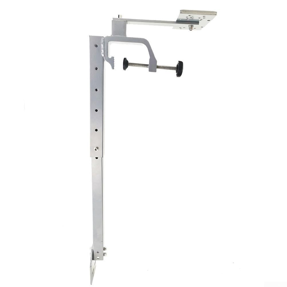 Soporte de acero inoxidable y aluminio para buscador de peces con longitud ajustable para uso