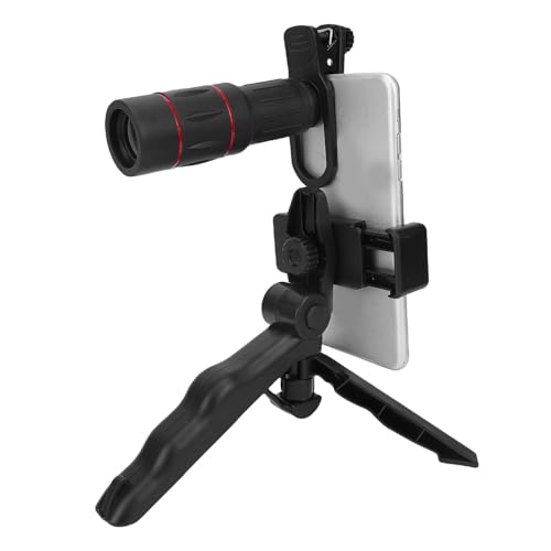 Lente de cámara para teléfono con teleobjetivo 36x, Zoom óptico Profesional y Enfoque Ajustable para Fotos espectacularmente claras y nítidas. Compatible con Todos los Smartphones.