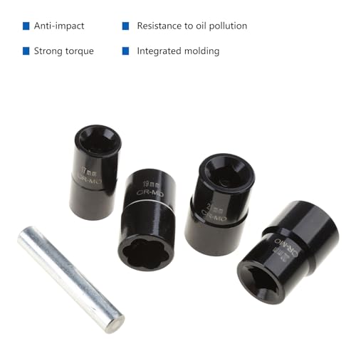 Extracteur d'écrou de boulons de roue 17-22mm lot de 5