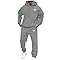 Generisch Jogginganzug Herren 2 Teiler Trainingsanzug Sportanzug - Freizeitanzug Freizeit Tracksuit Langarm Sport Hausanzug Streatwear Hoodie und Jogginghose Fitness Gym Sportkleidung