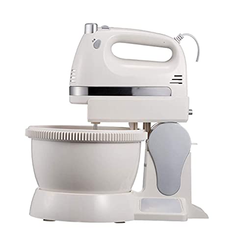 SMSOM Handmischer elektrischer, Handheld-Elektromischer mit einfacher Auswurftaste, 2 Schläger + 2 Teighaken und…