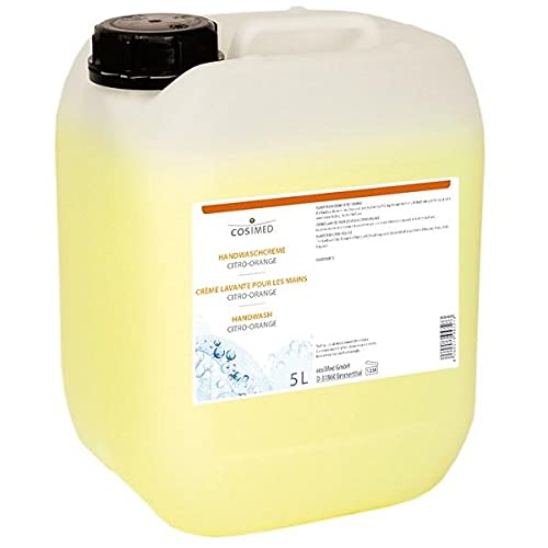 cosiMed Handwaschcreme Citro-Orange, Handreiniger, Handreinigungscreme, 5 l