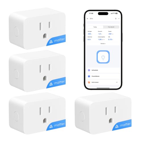 SONOFF Matter Smart Plug 4-Pack