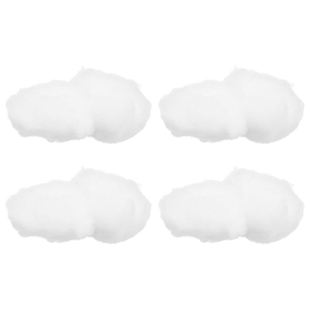 HOMSFOU 4 Piezas Nubes simuladas decoración de Techo Nube decoración Colgante en Nube Nube Brillante Flotante Colgante Colgante de Techo Nubes Blancas algodón Artificial 3D