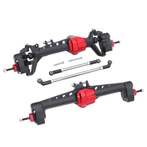 XBERSTAR �|�[�^�� �A�N�X�� �n�E�W���O for 1/10 Axial SCX10 III AR45P RC �t�����g ���A �A�N�X�� �A�Z���u�� �A���~�j�E�� �A�N�X�� �n�E�W���O �A�b�v�O���[�h �p�[�c