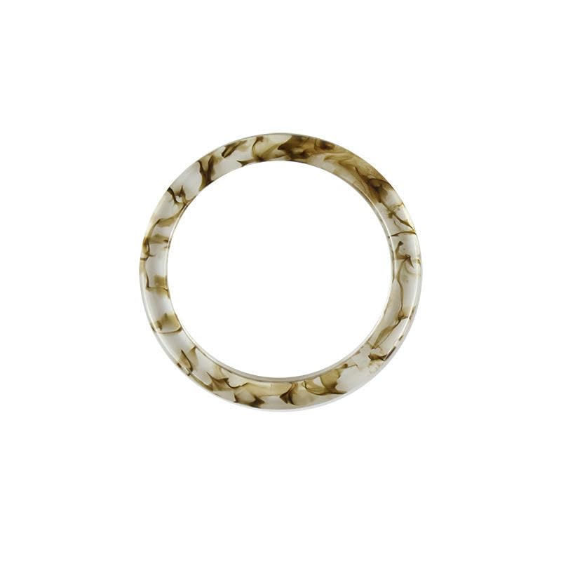 2 Manici Rotondi In Acrilico Trasparente Per Borse Fai Da Te, Accessori Per Borsette E Uncinetto, Facili Da Montare (12.3 Cm)