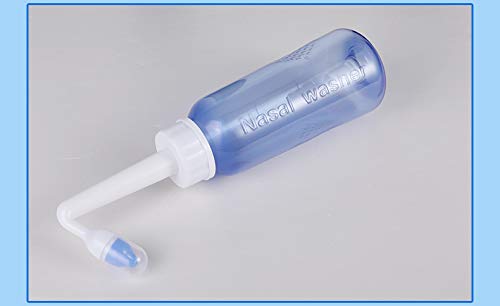 Merryclean Neti Pot nasale lavaggio sinusale kit per il lavaggio nasale per adulti e bambini, flacone detergente per naso da 300 ml, contro il freddo e le allergie