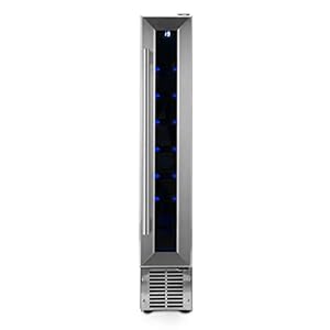 9 Bottles Slim Built-in/Free-standing Compressor Cooling Wine Cooler, Stainless