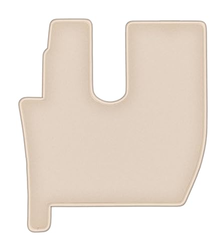 Tapis conducteur velours Ford F-Max anti-glisse beige cabine propre