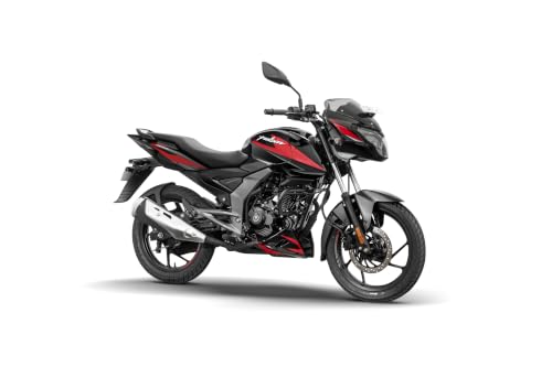 Image of Bajaj Pulsar 125 Single Seat Ebony Black Red Decal Ex-Showroom Booking