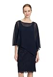 Ärmelform: Halbarm Vera Mont Damen Cocktailkleid mit Spitze Night Sky,38