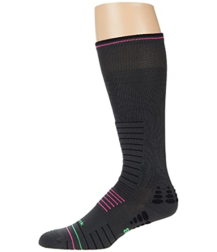 Eurosock Sweet Silver Women Ski Socks-Floral Charcoal-L #TOP4