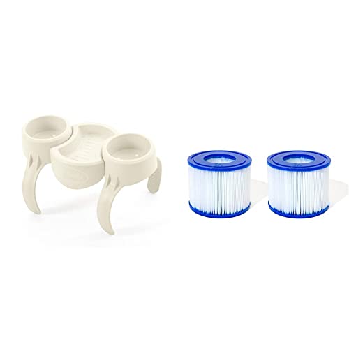 Bestway Porte GOBELET pour Spa & Lot de 2 filtres à Cartouche Type 4 - pour Spa - 60311