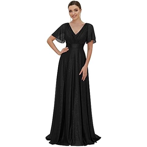 Ever-Pretty V-Neck Sparkling A-Line Dress Cover