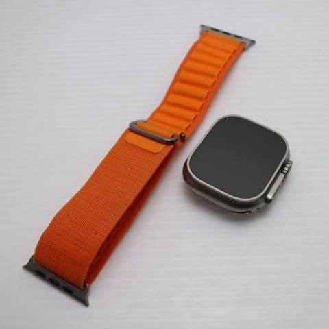 �y�����ςݕi�z Apple Watch Ultra (GPS + Cellular���f��) - 49mm �`�^�j�E���P�[�X - �o���h���� (�����ςݕi)